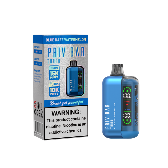 Vaporizador Priv Bar 15K Puffs  BLUE RAZZ WATERMELON