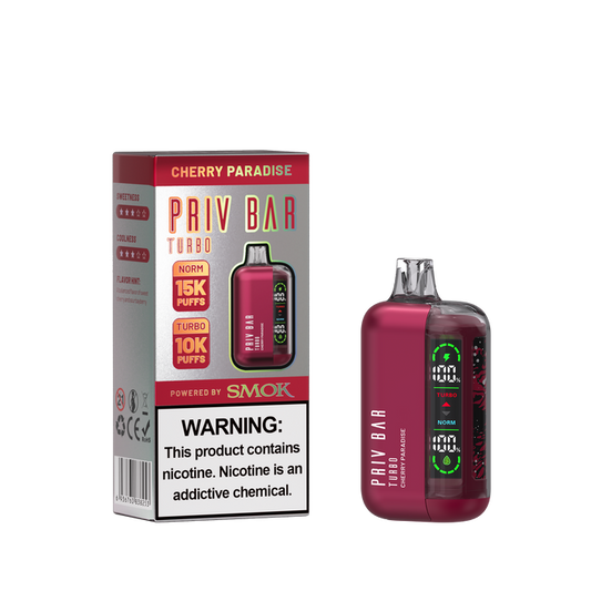 Vaporizador Priv Bar 15K  CHERRY PARADISE SMALL