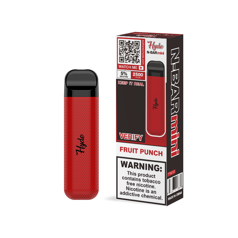 VAPE Hyde N-Bar Mini 2500 Puffs *CAJA X 10 UNDS*