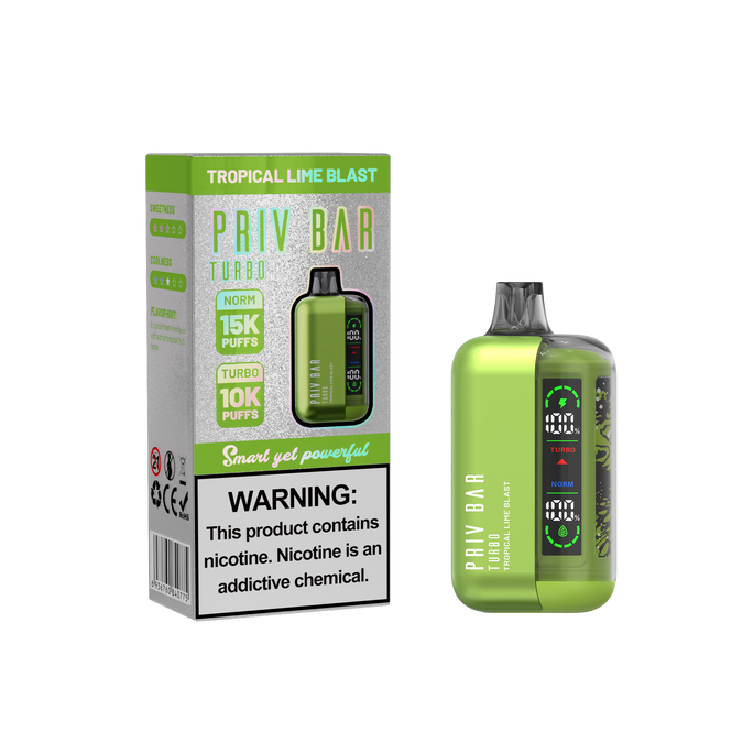 Vaporizador Priv Bar 15K Puffs TROPICAL LIME BLAST